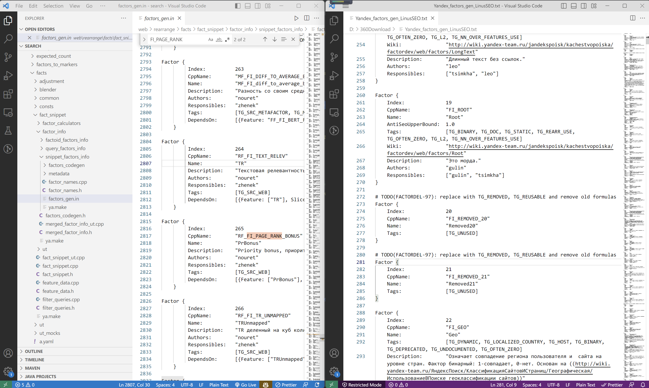 yandex-seo-vs-google-seo